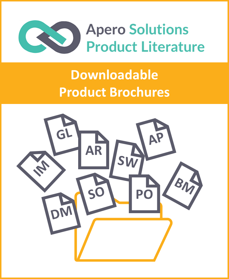 Downloadable product brochures